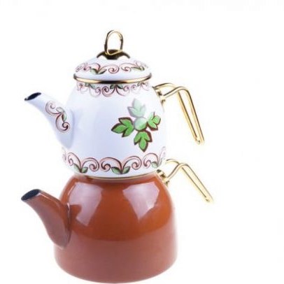 سرویس کتری و قوری قهوه ای رنگ بامبوم مدل لیندا کد B3711